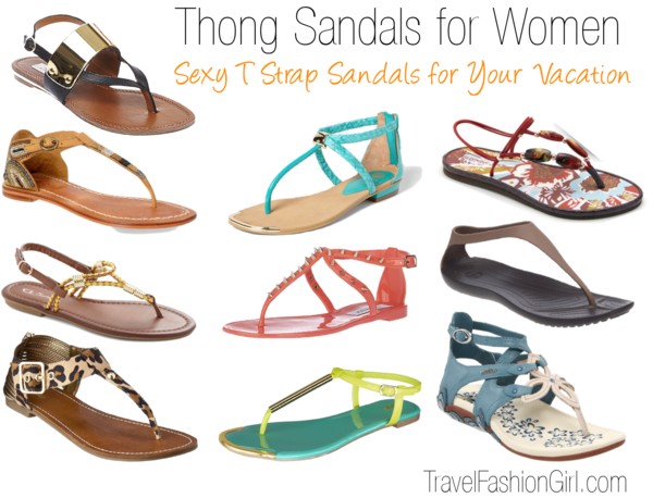 Thong Sandals for Women: Perfect for minimalist travel style
