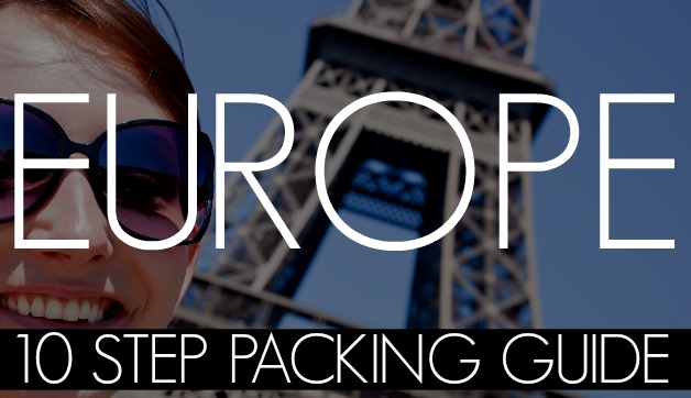 10 Step Packing Guide for Europe