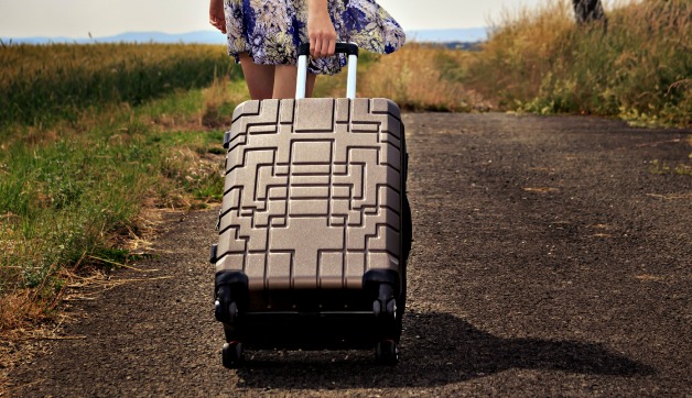one suitcase hard case luggage