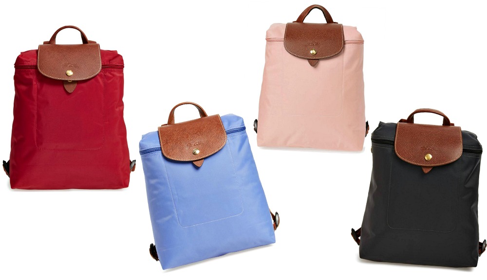 how to fold le pliage backpack