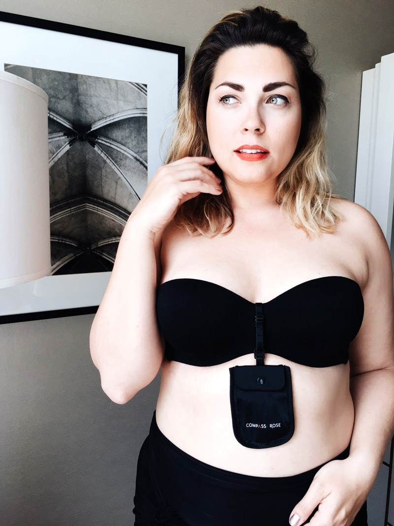 The Bra Stash Personal Security Wallet