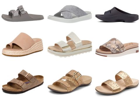 most comfortable slides for women