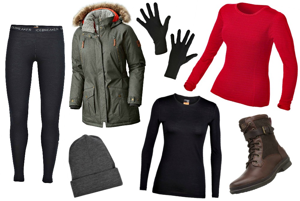 women's winter walking gear