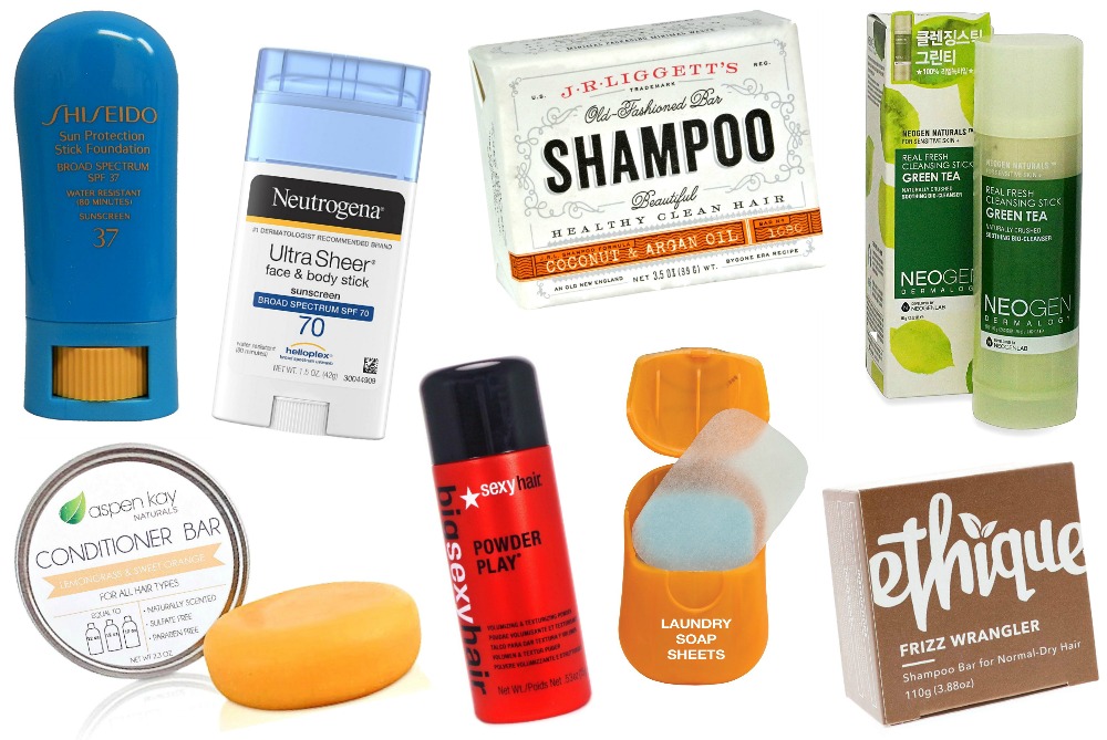Solid Toiletries for Travel TSA Approved Liquids