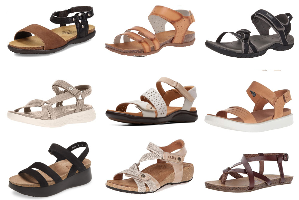 Amazon.com: Women Sandals Summer Bohemian Vintage Style Slope Heel Sandals  Comfortable Buckle Womens Walking Sandals (Black, 6.5) : Clothing, Shoes &  Jewelry