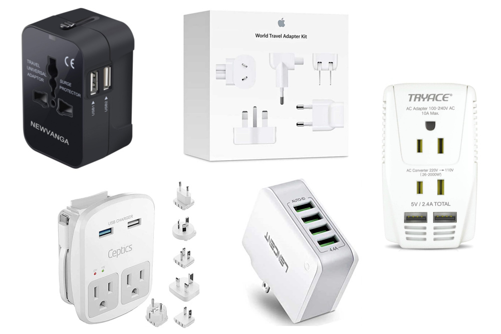 World Travel Adapter Kit with 2 USB Ports & 2 Outlets