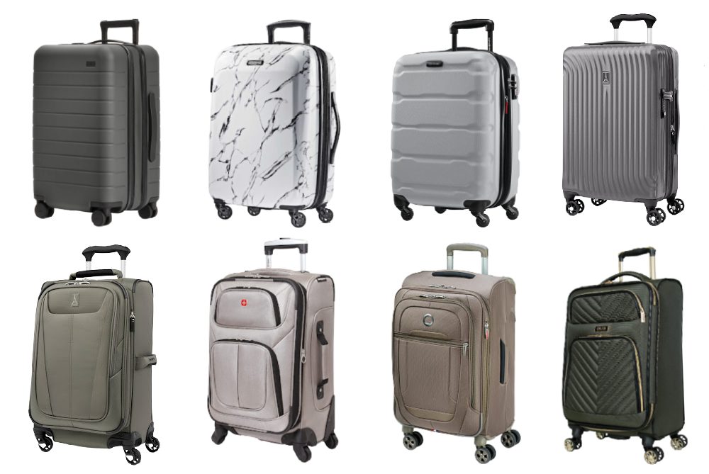 Front Pocket Carry-On Hard Shell Suitcase - 21